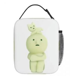 Smiski Inspired Man/Cat Insulated Lunch Bag/Bento Box, Work or School -New